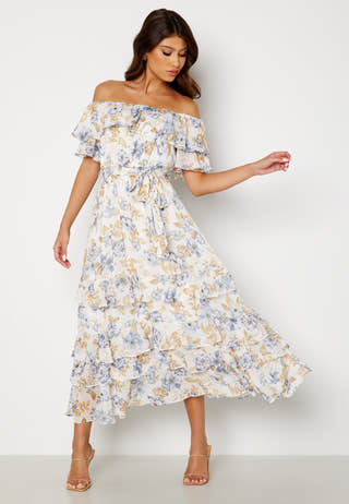 Eugina Off Shoulder Maxi Dress