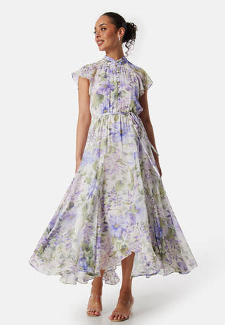 Freya Flutter Sleeve Midi Dress