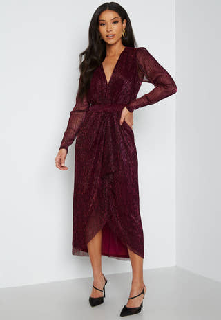 Izzy Plisse Midi Dress