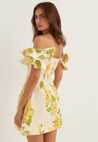 Kenzie Off Shoulder Ruffle Min