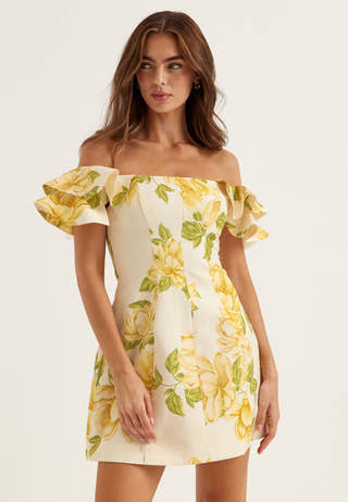 Kenzie Off Shoulder Ruffle Min