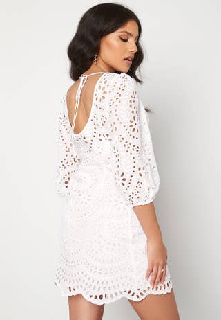 Megan Broidere Shift Dress