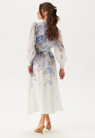 Peyton Trim Detail Midi Dress