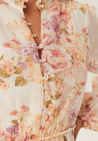 Rhys Fluted Mini Dress