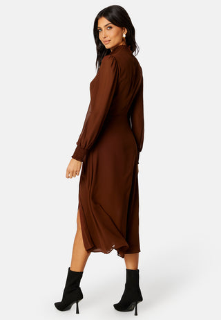 Sasha High Neck Midi Dress