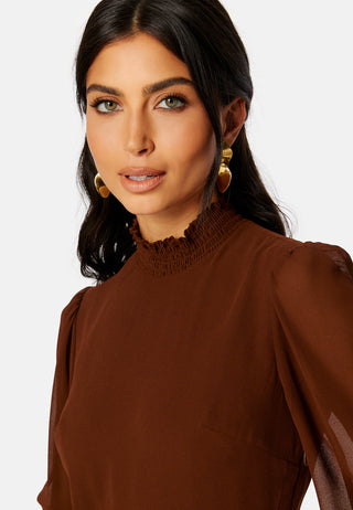 Sasha High Neck Midi Dress