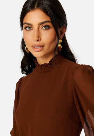 Sasha High Neck Midi Dress