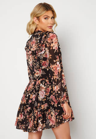 Simona Ruffle Smock Dress