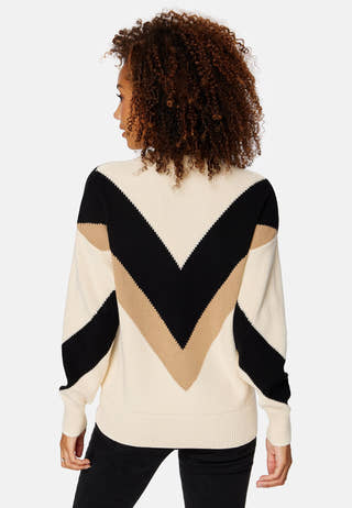 Color Block C-Neck