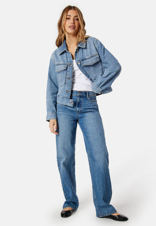 Cropped Denim Jacket