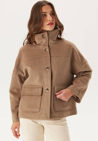 Cropped Wool Jacket