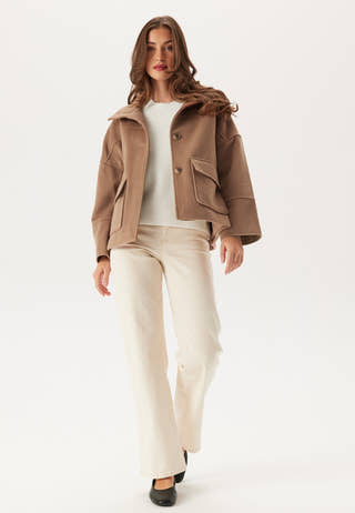 Cropped Wool Jacket