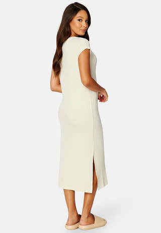 Detail Slit Jersey Dress