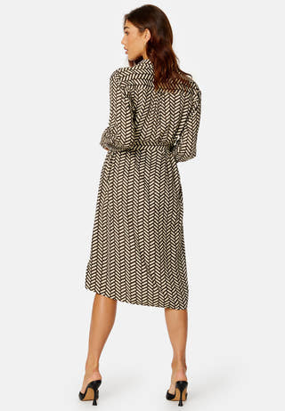 Geometric Shirt Dress