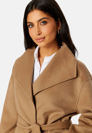 Handstitched Belted Coat