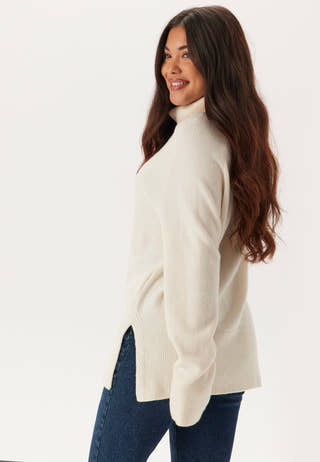 Herringbone Detail Rollneck
