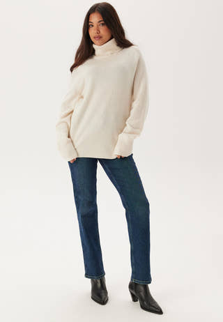 Herringbone Detail Rollneck