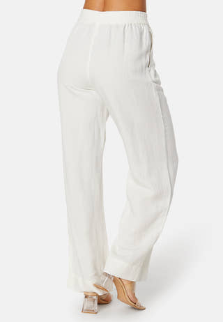 Linen Viscose Pull-On Pants