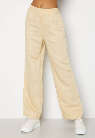 Linen Viscose Pull-On Pants