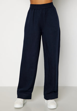 Linen Viscose Pull-On Pants