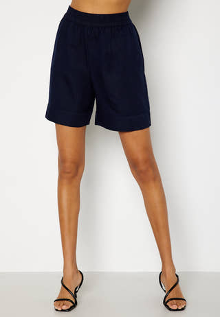 Linen Viscose Pull-On Shorts