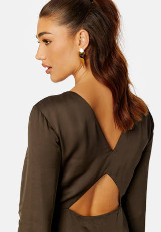 Open Back Maxi Dress