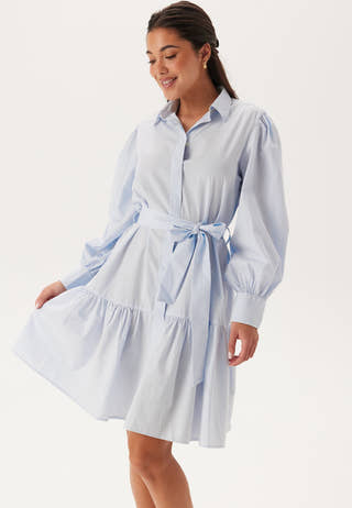 Reg Classic Poplin Striped Dre