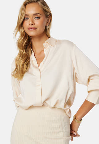 Regular Satin Shirt