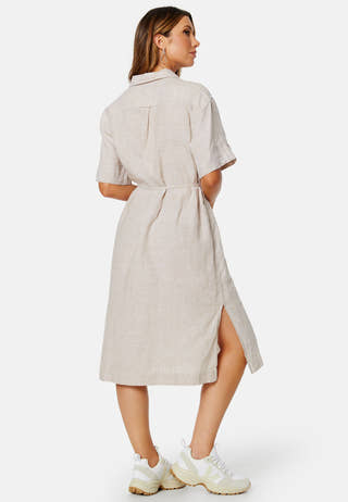 Relaxed Linen Shirt Dress