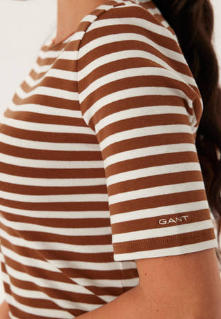 Slim Striped Ribb T-Shirt