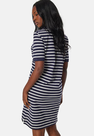 Striped Shield Pique Dress