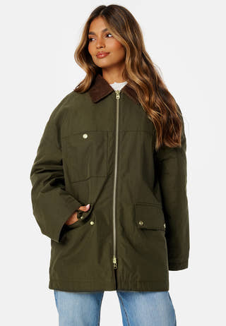 Waxed Mid Length Jacket