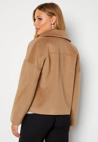 Wool Blend Cropped Jacket