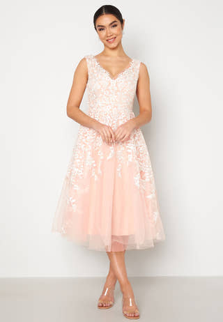 Bardot Embroidered Midi Dress