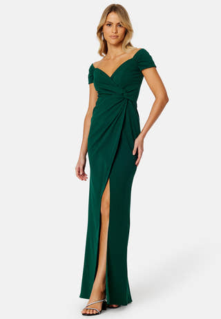 Bardot Knot Front Maxi Dress