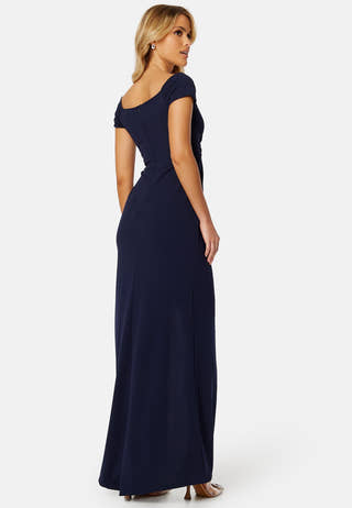 Bardot Knot Front Maxi Dress