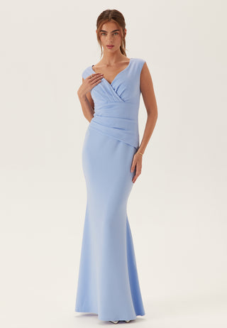 Bardot Pleat Maxi Dress