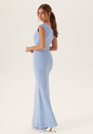 Bardot Pleat Maxi Dress
