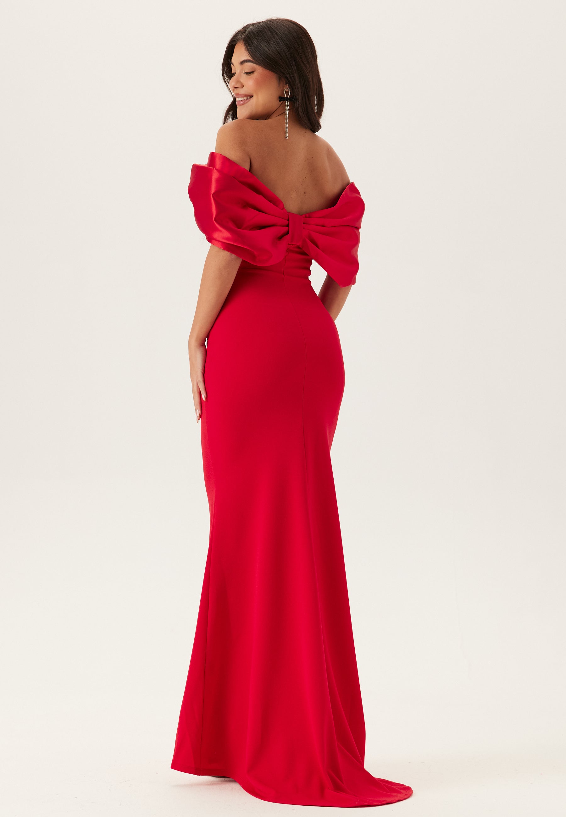 fitted lace wedding dress Wholesale Bardot Sequin Pleated Maxi Dress – City Goddess main image 1