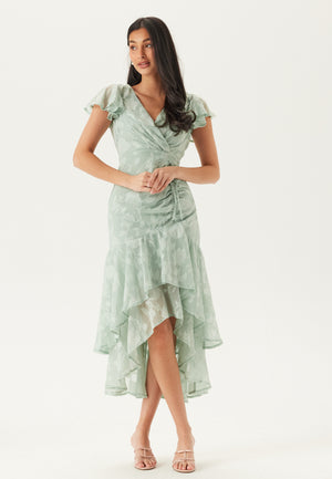 Chiffon Flutter High Low Dress