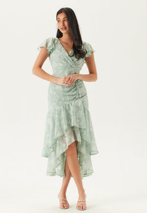 Chiffon Flutter High Low Dress