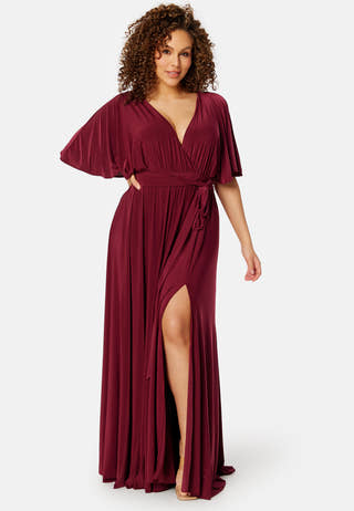 Flutter Sleeve Maxi Dress