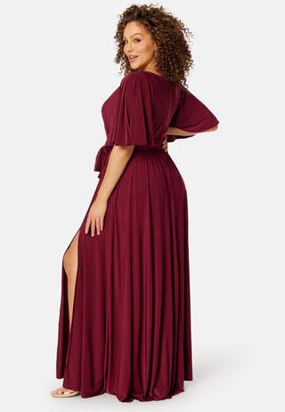 Flutter Sleeve Maxi Dress