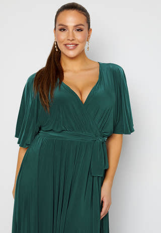 Flutter Sleeve Maxi Dress