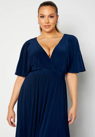 Flutter Sleeve Maxi Dress