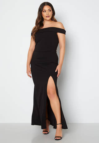 Off Shoulder Maxi Curve Dress