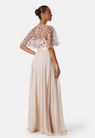 Embroidered Bodice Flutter Max