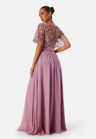 Embroidered Bodice Flutter Max