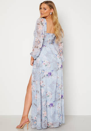 Floral Long Sleeve Maxi Dress