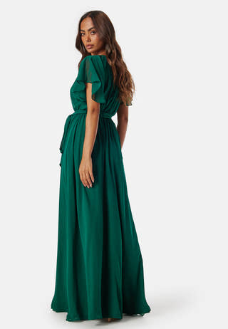 Flutter Chiffon Maxi Dress